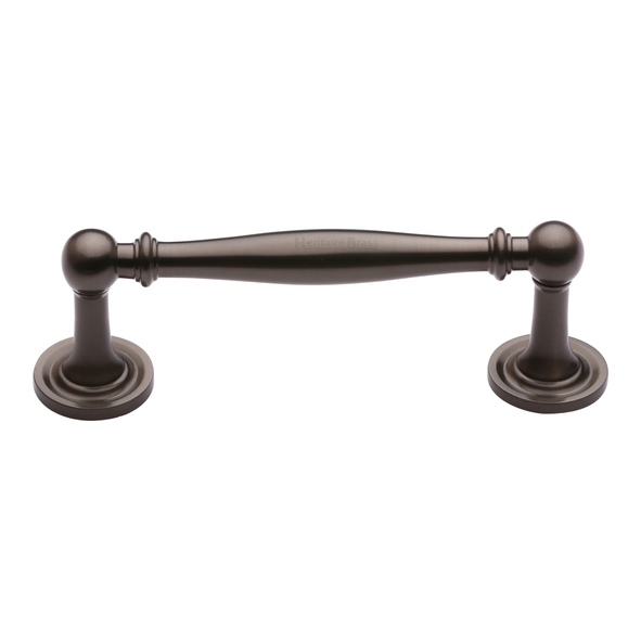 C2533 96-MB • 096 x 121 x 38mm • Matt Bronze • Heritage Brass Elegant Cabinet Pull Handle